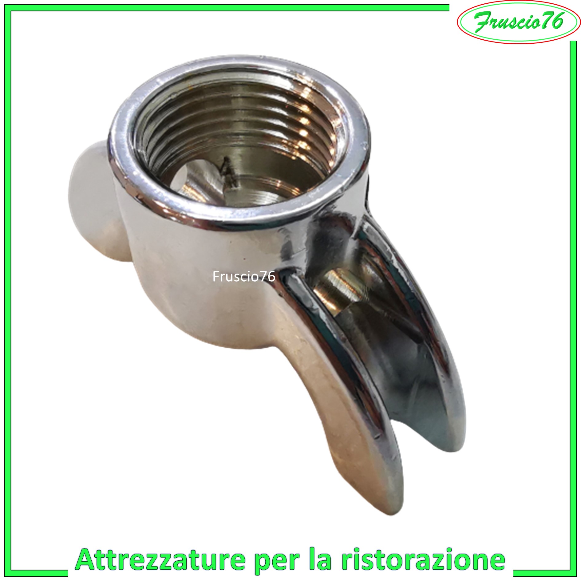 Beccuccio 2 Tazze 3/8 Doppio per Portafiltro Macchina Caffè Gaggia Saeco Pavoni